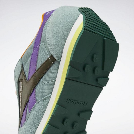 Reebok Classic Leather AZ Army Green/Purple Men