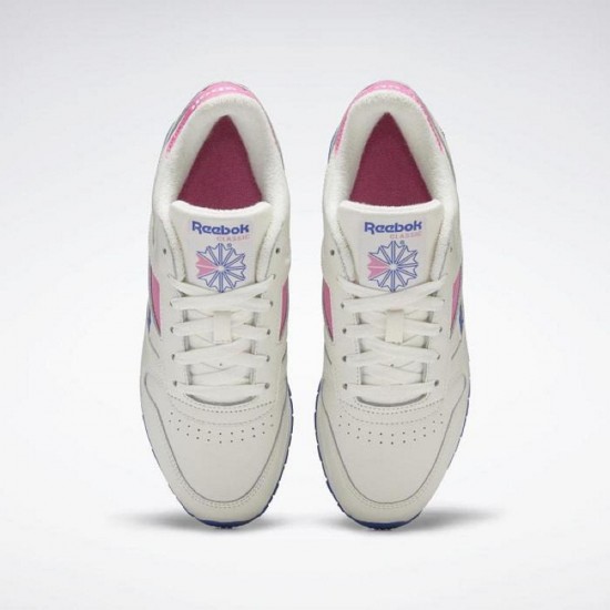 Reebok Classic Leather Mark Chalk/Pink/Blue Women