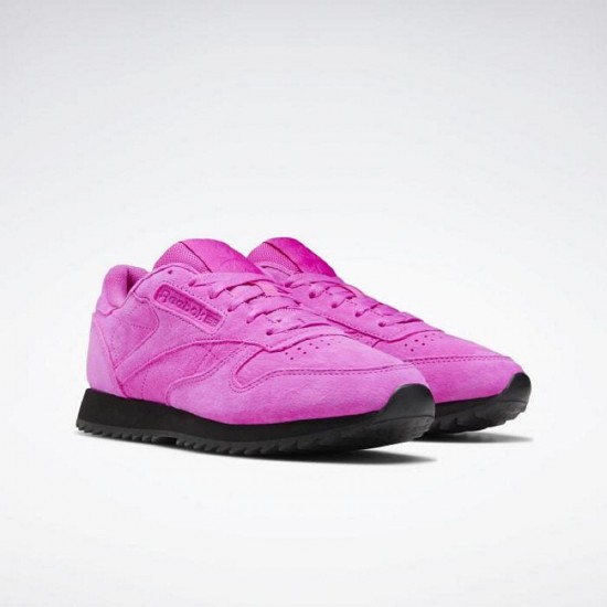 Reebok Classic Leather Ripple Pink/Black Women