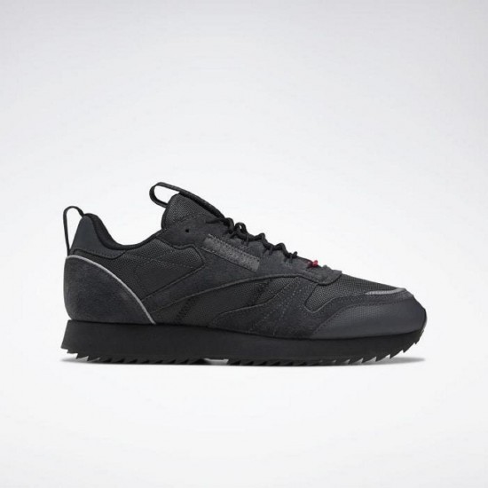 Reebok Classic Leather Ripple Trail Black/Grey/Red Men