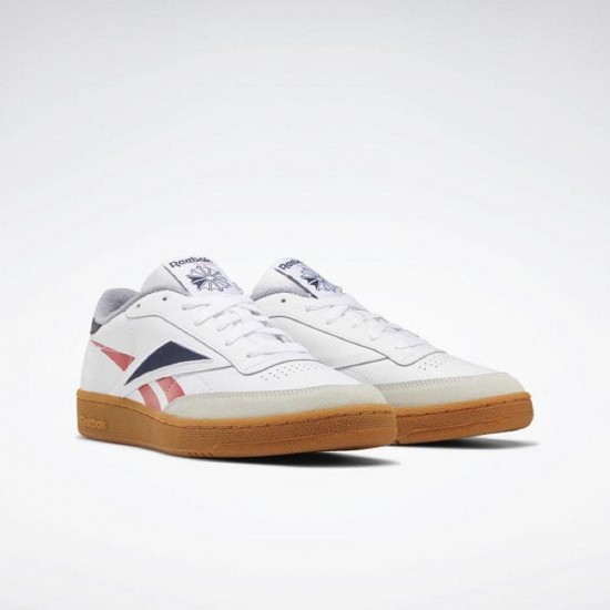 Reebok Club C 85 White/Red/Navy Men