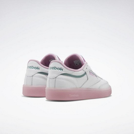 Reebok Club C 85 White/Green/Pink Women