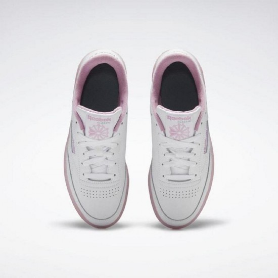 Reebok Club C 85 White/Green/Pink Women