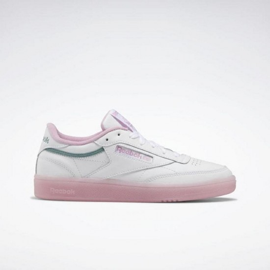 Reebok Club C 85 White/Green/Pink Women