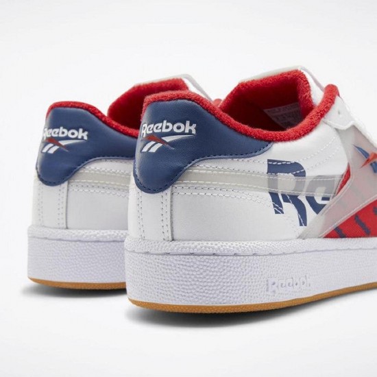 Reebok Club C 85 White/Blue/Red Women