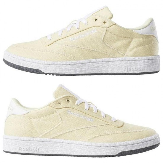 Reebok Club C 85 Canvas Yellow/White/Grey Men