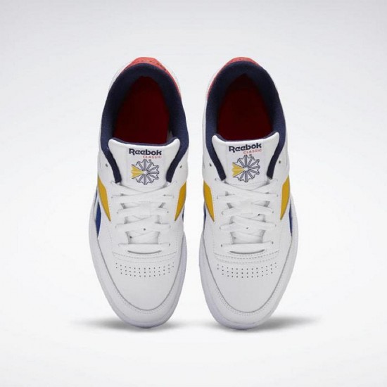 Reebok Club C Revenge Mark White/Red/Gold Men