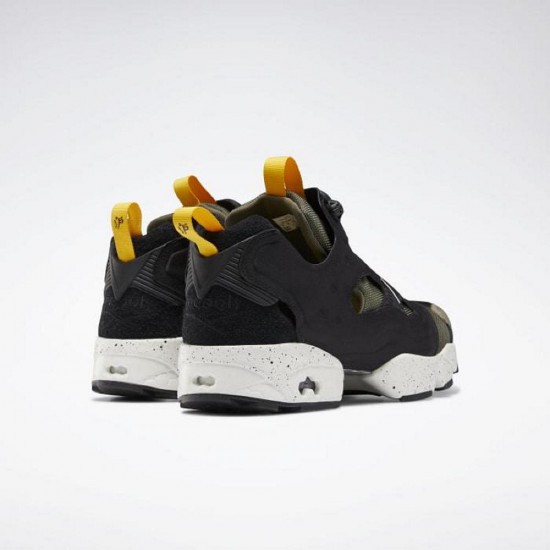 Reebok Instapump Fury Original Black/Army Green/Yellow Men