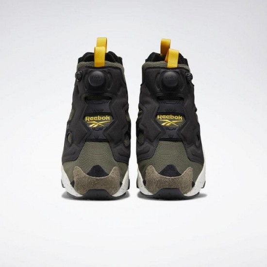 Reebok Instapump Fury Original Black/Army Green/Yellow Men