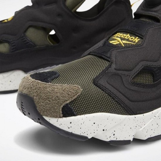 Reebok Instapump Fury Original Black/Army Green/Yellow Men