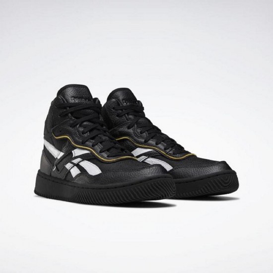 Reebok VB Dual Court Mid II Black/White Women